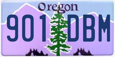 OR license plate 901DBM