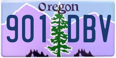 OR license plate 901DBV
