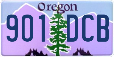 OR license plate 901DCB
