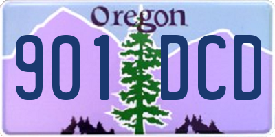 OR license plate 901DCD