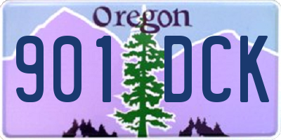 OR license plate 901DCK
