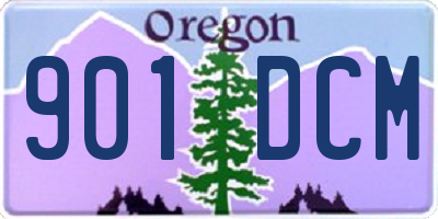 OR license plate 901DCM