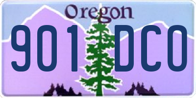 OR license plate 901DCO