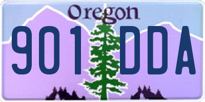 OR license plate 901DDA