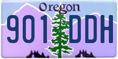 OR license plate 901DDH