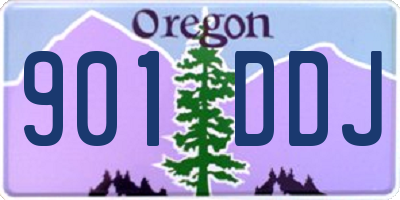 OR license plate 901DDJ