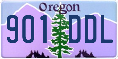 OR license plate 901DDL