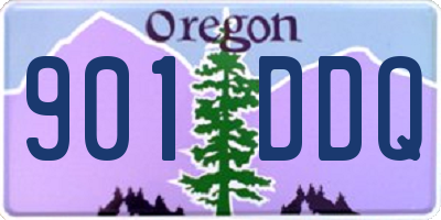 OR license plate 901DDQ