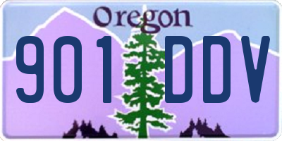 OR license plate 901DDV