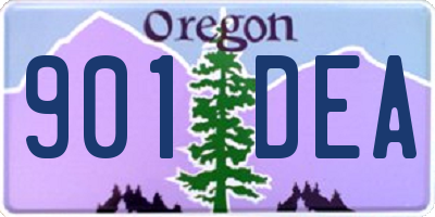 OR license plate 901DEA