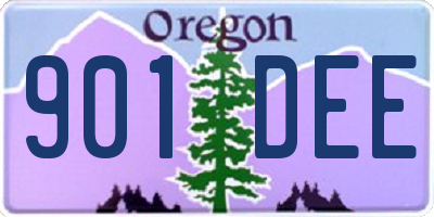 OR license plate 901DEE