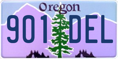 OR license plate 901DEL