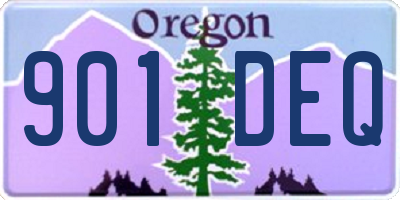 OR license plate 901DEQ