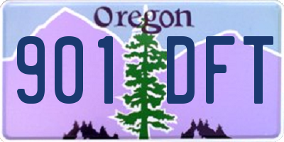 OR license plate 901DFT