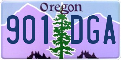 OR license plate 901DGA