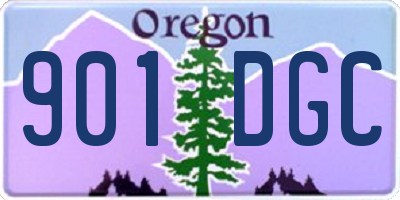 OR license plate 901DGC
