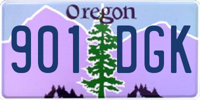OR license plate 901DGK