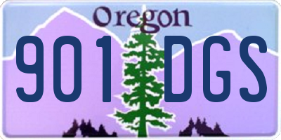 OR license plate 901DGS