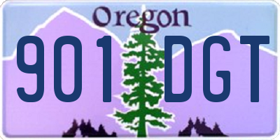 OR license plate 901DGT