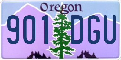 OR license plate 901DGU
