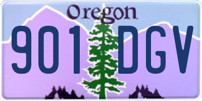 OR license plate 901DGV
