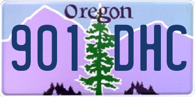 OR license plate 901DHC