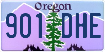OR license plate 901DHE