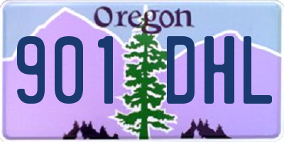OR license plate 901DHL