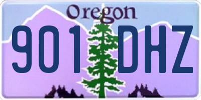OR license plate 901DHZ