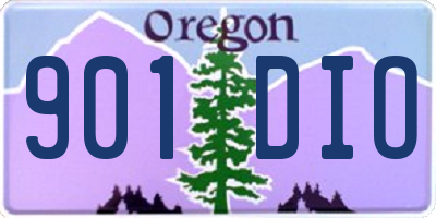 OR license plate 901DIO