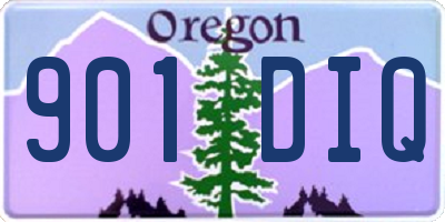 OR license plate 901DIQ