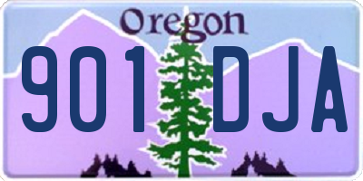 OR license plate 901DJA
