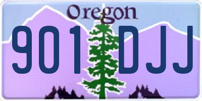 OR license plate 901DJJ