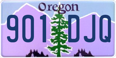 OR license plate 901DJQ