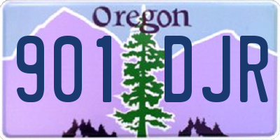 OR license plate 901DJR