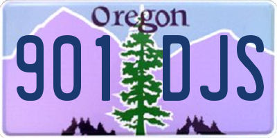 OR license plate 901DJS