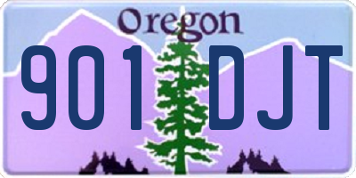 OR license plate 901DJT