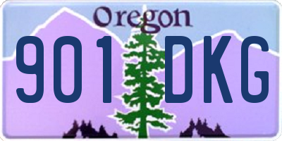 OR license plate 901DKG