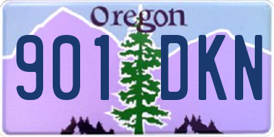 OR license plate 901DKN