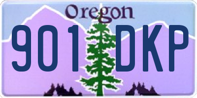 OR license plate 901DKP