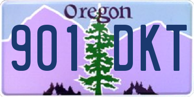 OR license plate 901DKT