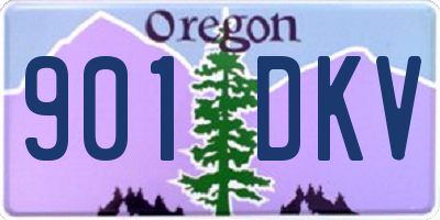OR license plate 901DKV