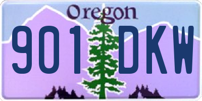 OR license plate 901DKW