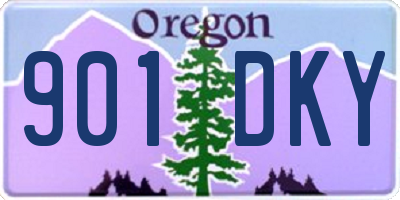 OR license plate 901DKY