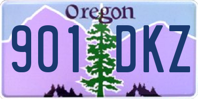 OR license plate 901DKZ