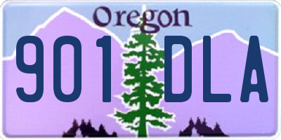 OR license plate 901DLA