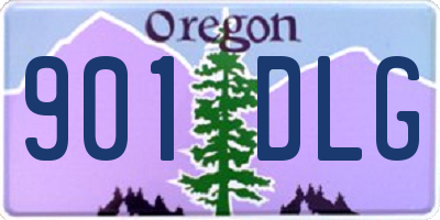 OR license plate 901DLG