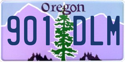 OR license plate 901DLM