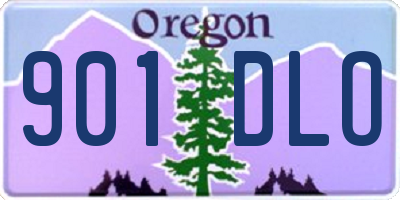 OR license plate 901DLO