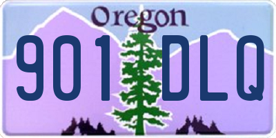 OR license plate 901DLQ